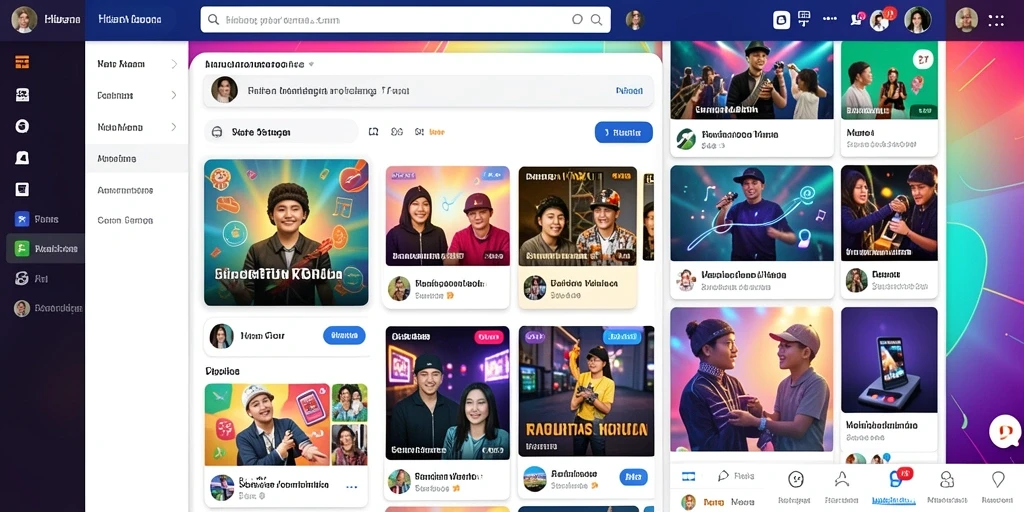 Tangkapan layar fitur interaksi dengan pemain lain.
