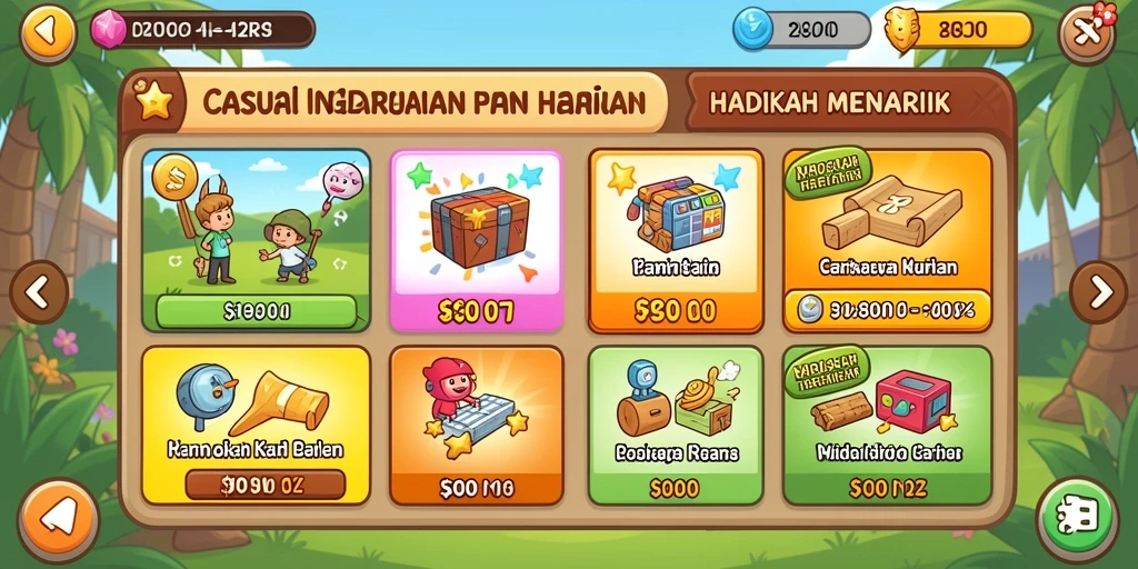 Karakter unik dan lucu di dalam permainan.
