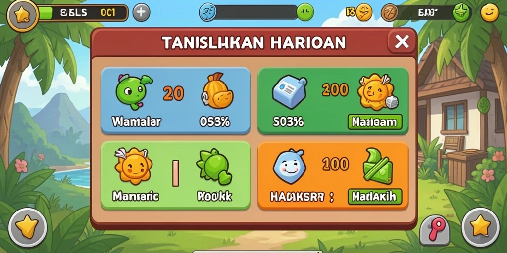 Pengalaman bermain yang seru dengan misi menarik.